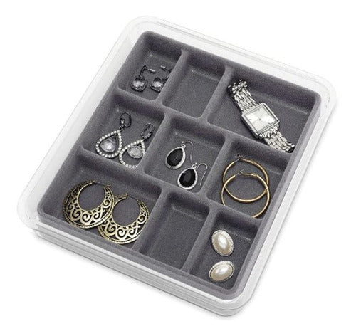 Whitmor Stackable Jewelry Tray Collection 1