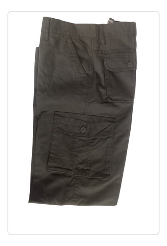 Levoa Cargo Work Pants in Green and Blue - Size 46 1