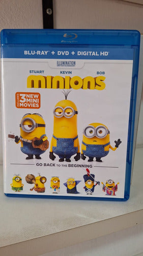 Blu-ray + Dvd -- Minions 0