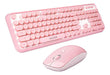 V2020 - Teclado Inalámbrico Rosa Con Teclas 0