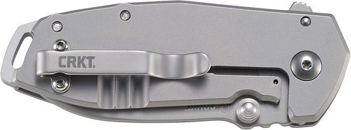 Navaja De Bolsillo Plegable Edc Crkt - Silver Stonewash 2... 4