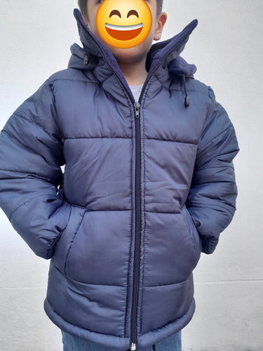 Vi-mar Campera Azul Marino Con Polar Escolar Niños 4