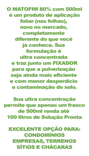 Matofim Fort Elimina Mato Não Seletivo 500ml Faz Até 100 Lts 3