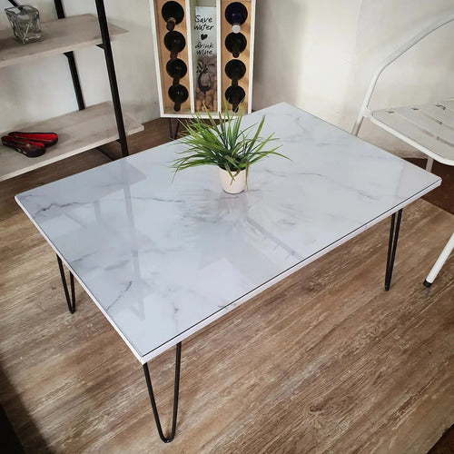 Stunning Marble-Look Table - High-Quality Replica 1