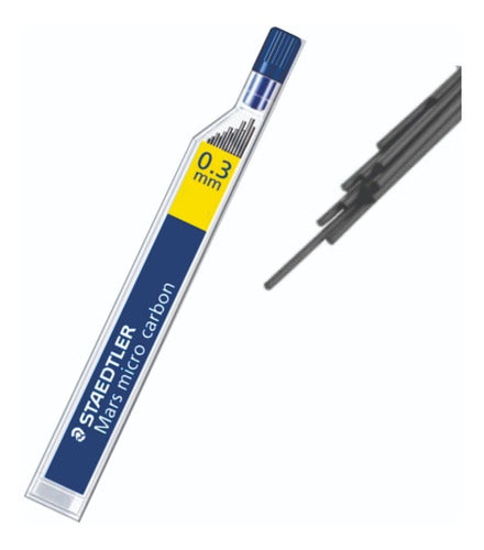 Staedtler 0.3mm Mechanical Pencil Leads - 12 Pieces in Tube 0