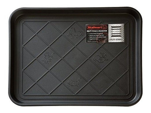 Stalwart Eco-Friendly Wooden Boot Mat or Tray 30 x 15 0