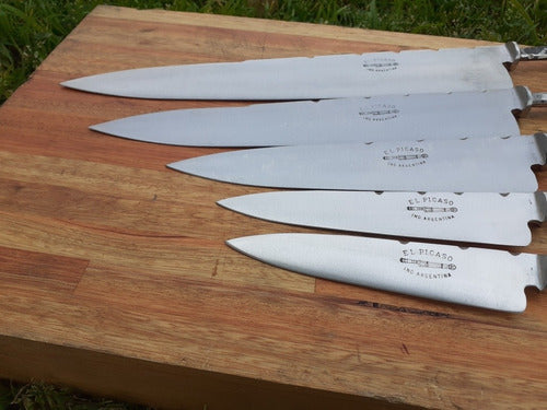 26cm Carbon Steel Knife Blade for El Picaso Handle 3