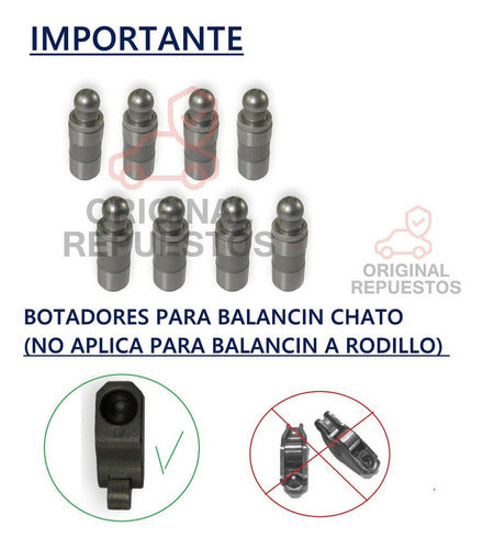 Imet Hydraulic Lifters + Rocker Arms Chevrolet Monza 1.8 2.0 8V 1