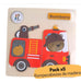 Cubeta Pack X5 Wooden Puzzles Animals/Transport/Dinos 7