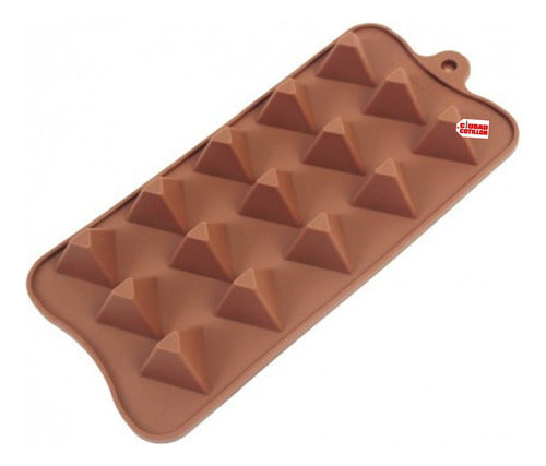 IMP Pyramid Silicone Chocolate Molds - 15 Cavities 0