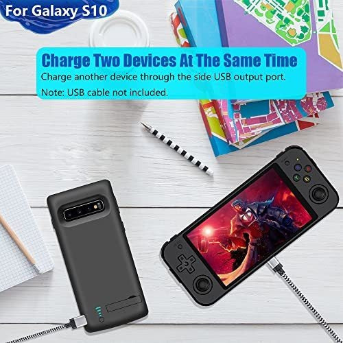 Bahond Extended Battery Case for Galaxy S10 6.1 - 6000mAh Black 6