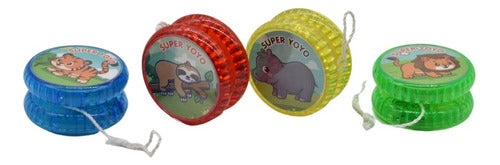 Tres Ve Mini Yo Yo Game Set of 12 with Surprise Lights for Birthday Parties 1