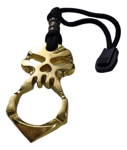 Keychain Glass Breaker Knuckle Ring Self-Defense EDC 0