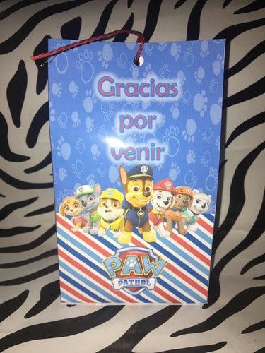 Bolsitas Para Sorpresitas Diseño Paw Patrol Cumple 10 Unid 1