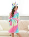 Children's Unicorn Plush Flannel Pajama Bathrobe ® Rainbow Star Unicorns 21