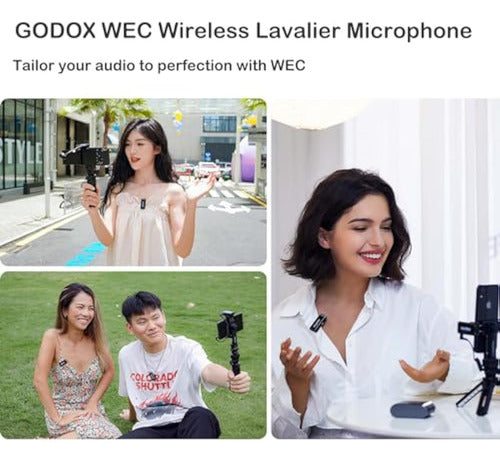 Godox WEC Wireless Lavalier Microphone 656.2 Ft 1