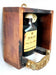 Miniatura Antigua Botellita Whisky Haig S/ Base Madera 0