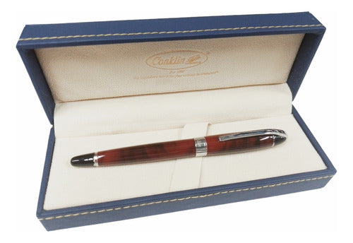 Conklin Victory Ruby Red Lacquer Fountain Pen M 0