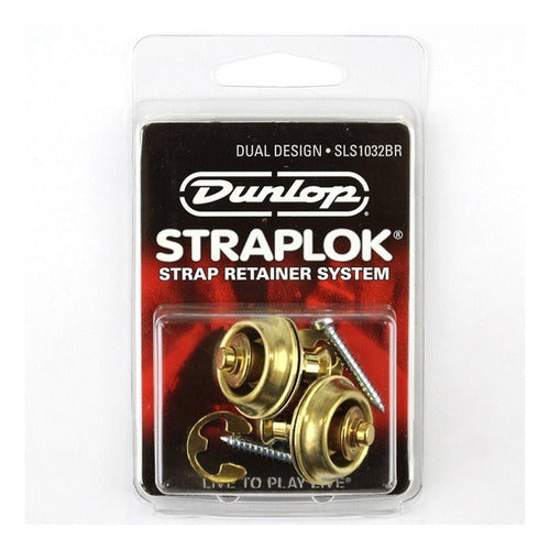 Jim Dunlop SLS-1032 Brass Strap Lock 0