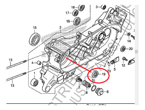 Reten Bancada Motor Original Honda Pcx 150 Centro Motos 1