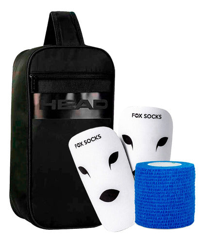 Head Football Kit: Cleat Bag + Shin Guards + Self-Adhesive Bandage 0