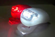 Silicone Bike Light 2 LED Front Rear Red White 4