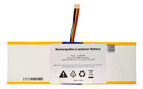 Ba-te-ria Compatível Com Jjy4465200 Jjy4865197 7.6v 4000mah 0