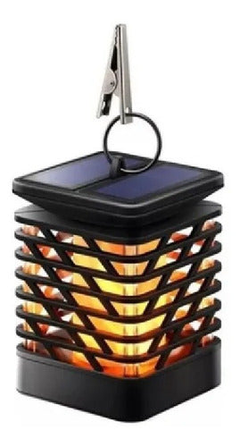 TBCin Lampara Luz Led Solar Exterior Led Fuego Jardin 1