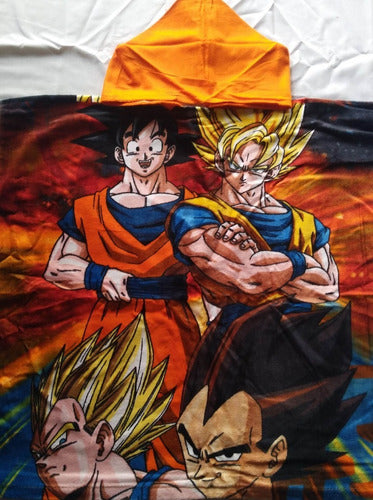 Dragon Ball- Poncho De Toalla- Muy Lindo!! Pileta-playa 0