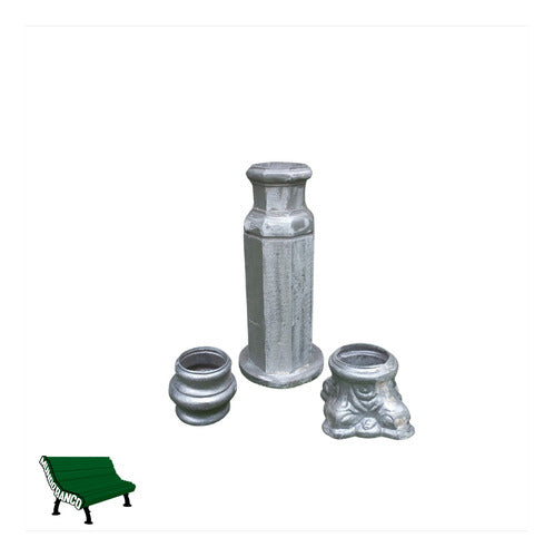 Kit Para Columnas Galeria Pergola Aleros 3 Pulgadas 0