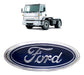 Emblema Grade Ford Cargo Ate 2012 (resinado) Xc458k141aa 3-1 1