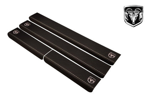 Dodge Ram 1500 Carbon Fiber Look Logo Resin Covers 0