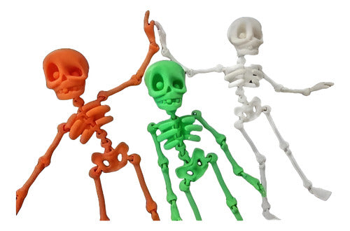 Mundo Insumos 3D Beautiful Articulated Skeleton 30 Cm Tall. Choose Your Color 0