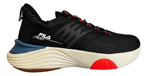 Fila Zapatilla Hombre Select Negra Con Coral 0