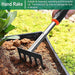 LRLXE Garden Tool Set - 3 Piece Heavy-Duty Gardening Tools 4