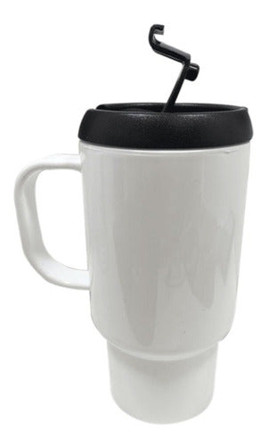 Polymer Thermal Mug for Sublimation X18 with Lid 0