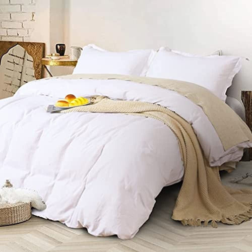 David's Home Linen and Cotton Washed 100% Duvet Cover Set 1