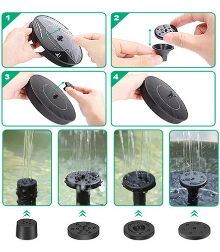 Compra Ahora Solar Floating Fountain for Garden Pool 4