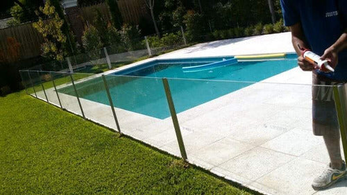 Pool Safety Fence. Blindex Glass Fences 2