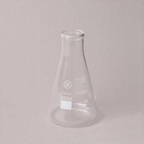 250ml Borosilicate Glass Erlenmeyer Flask 3.3 0
