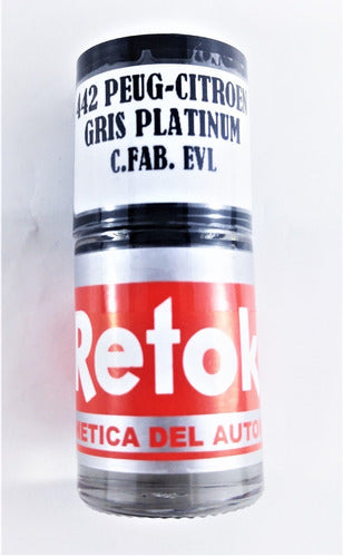 Retok Peugeot Citroen Platinum Gray Paint 0