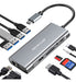 BorlterClamp USB C Hub, 11 in 1 USB C Dock 0