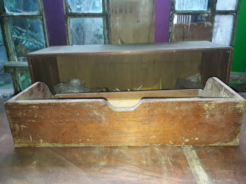 Antigua Gaveta De Mueble De Madera Buena Maldonado, Envío 1