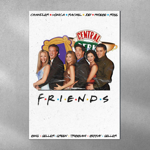 INTENSOCREATIVO Poster Friends - A4 Size Sitcoms 0