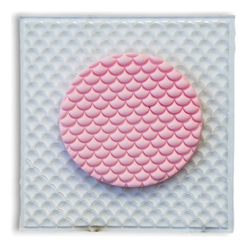 PopDesign Acrylic Texturizer Scales 1 Baking Porcelain Cookie 0