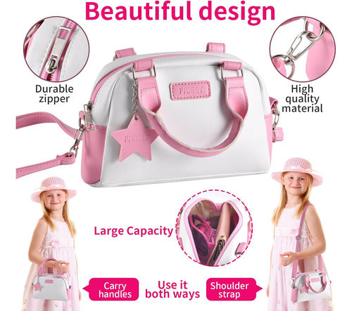 Bolso De Princesa Para Niñas De 3 A 7 Años Con Accesorios 1