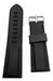 22mm Black Silicone Watch Band for Luminx Tomi Festin Watches 4
