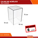 Caja Acrílica Organizadora Decorativa Cc-101015-6 Pack/6 1