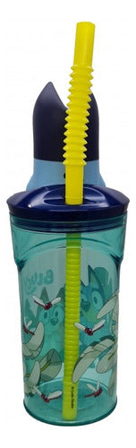 3D Characters Acrylic Cup with Straw 360ml by Stor Magic4ever 32