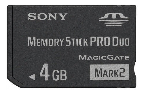 Sony Memory Stick PRO Duo 4GB + PRO Duo Adapter 1